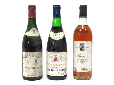 Lot 1429 - Wines - Carlos Serres Carlomagno 1964; Nuits...
