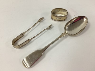 Lot 13 - A Victorian Hallmarked Silver Fiddle Pattern...