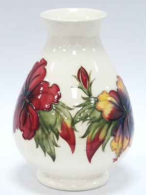 Lot 1091 - A Modern Moorcroft Pottery Vase, of ovoid form...