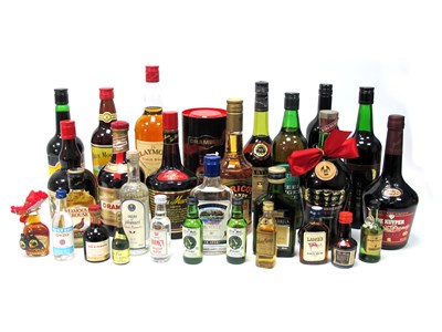 Lot 1436 - Spirits - A Mixed Assortment of Spirits,...