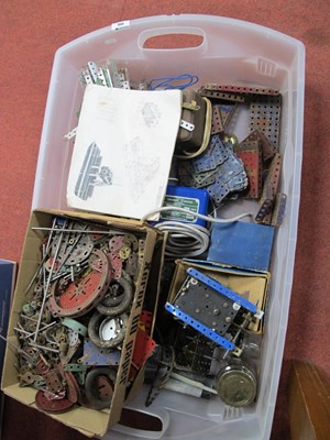 Lot 466 - A Varied Assortment of Meccano Components,...