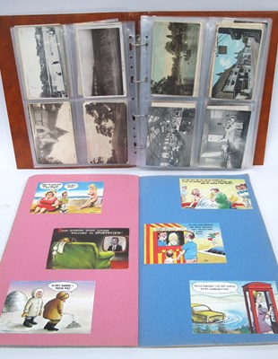 Lot 1331 - A Scrapbook of Comic Picture Postcards and an...