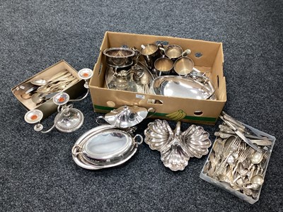 Lot 234 - A Collection of Assorted Plated Ware,...