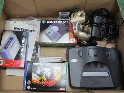 Lot 570 - A Nintendo 64 (N64) Games Console, One...