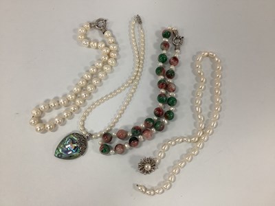 Lot 166 - A Modern Polished Hardstone and Freshwater...