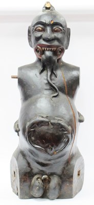 Lot 1140 - Tribal Art; A Large Carved Wood Torso of a...