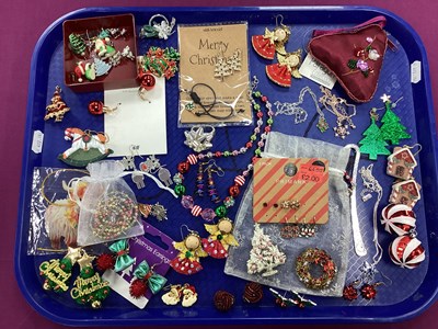 Lot 267 - A Collection of Novelty Christmas Themed...