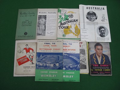 Lot 696 - 1957-8 Leeds United v. Juventus. 1959 & 62 F.A....