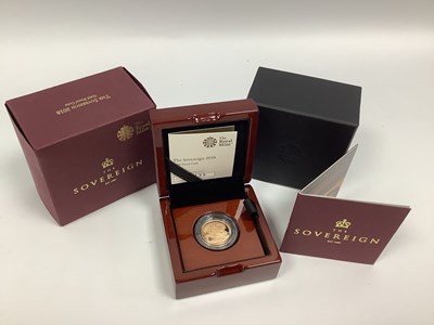 Lot 235 - 2018 Royal Mint QEII Gold Proof Sovereign,...