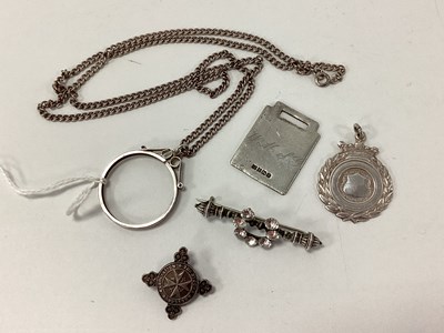Lot 109 - A Hallmarked Silver Medallion Pendant,...