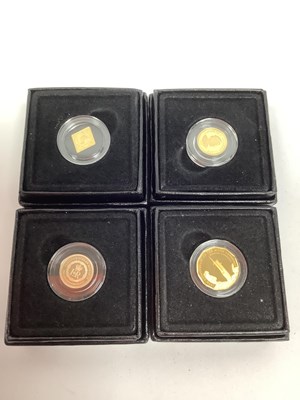 Lot 207 - Four Hattons Of London Commemorative Gold...