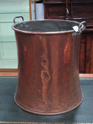 Lot 1529 - An Early XX Century Large Copper Vessel, of...