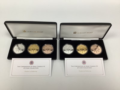 Lot 36 - Two 2023 Jubilee Mint Coronation Of King...
