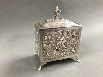 Lot 7 - A Decorative Indian Caddy, of rectangular form...