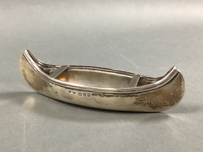 Lot 85 - A Victorian Novelty Hallmarked Silver Salt in...