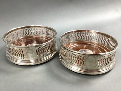 Lot 59 - A Pair of Modern Hallmarked Silver Mounted...
