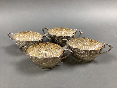 Lot 52 - A Decorative Set of Victorian Hallmarked...