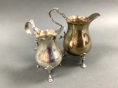 Lot 67 - A Hallmarked Silver Jug, Mappin & Webb, London...