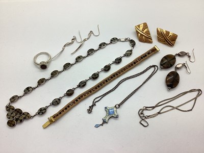 Lot 226 - J Aitkin & Son; An Art Nouveau Blue Enamel...