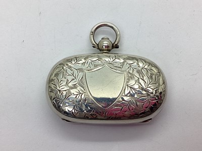 Lot 28 - A Hallmarked Silver Double Sovereign Case, T&S,...