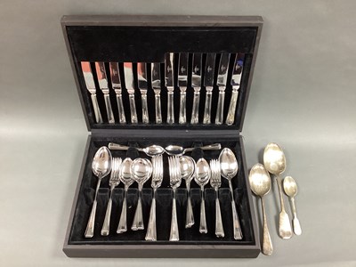 Lot 6 - A Modern Stainless Steel Six Setting Canteen...