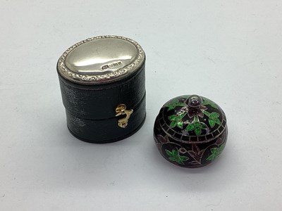 Lot 31 - A Hallmarked Silver Mounted Antique Style Ring...