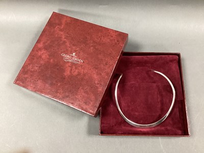Lot 216 - Georg Jensen; A Minimalist Style Solid Collar...