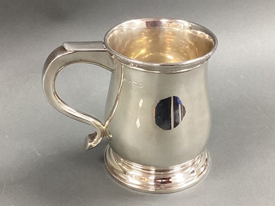 Lot 68 - A Hallmarked Silver Mug, Adie Bros, Birmingham...