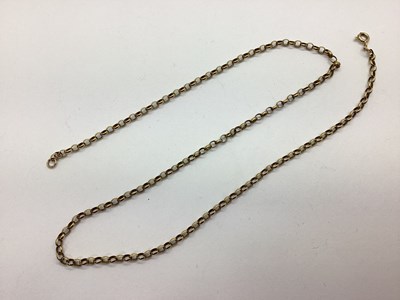 Lot 190 - A Belcher Link Chain, of uniform design, 54cm...