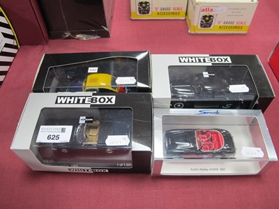 Lot 625 - Four 1:43rd scale diecast model cars to...