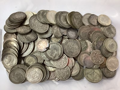 Lot 74 - Collection Of GB Pre 1947 Silver Coins, Half...