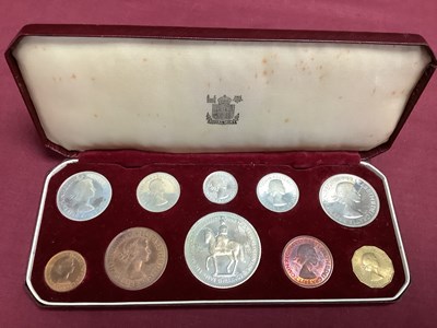 Lot 76A - 1953 Royal Mint QEII Coronation Ten Coin Proof...