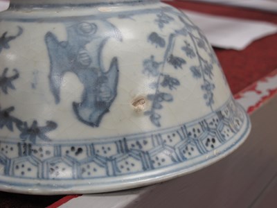 Lot 1160 - Two Late XIX Century Chinese Porcelain Saucer...