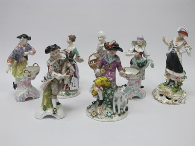 Lot 1156 - A Derby Porcelain Figure of a Shepherdess,...