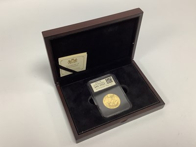 Lot 256A - 2015 UK Fine Gold One Ounce Britannia, slabbed...