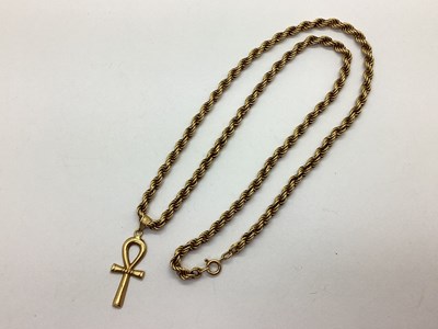 Lot 196 - A Ropetwist Chain, of uniform design, 61cm...