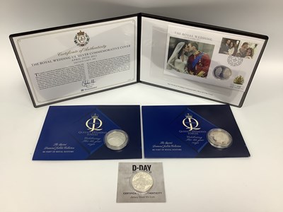 Lot 157 - Collection Of Four Silver Coins, including two...