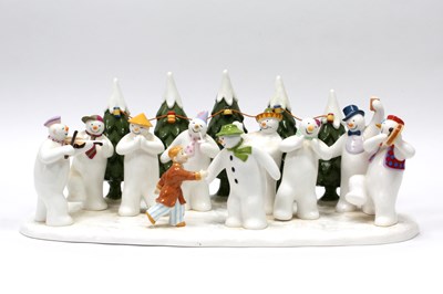 Lot 1044 - Coalport Chracters The Snowman Series...