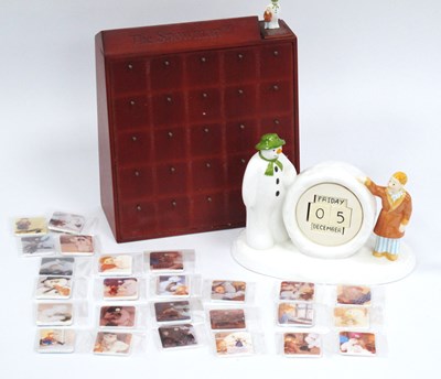 Lot 1113 - Coalport 'The Snowman' Advent Calendar,...