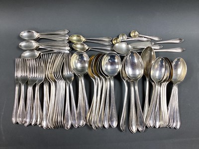 Lot 100 - A 1930's Matched Hallmarked Silver Part...