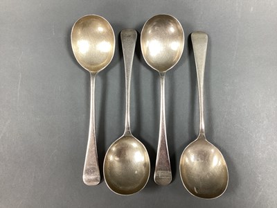 Lot 47 - A Set of Four Hallmarked Silver Old English...