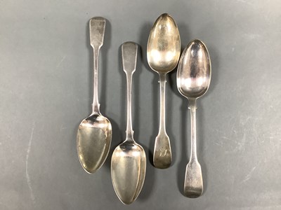 Lot 109 - A Pair of Hallmarked Silver Fiddle Pattern...