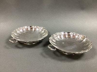 Lot 70 - A Pair of Hallmarked Silver Twin Handled...
