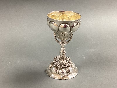 Lot 53 - A Decorative Hallmarked Silver Salt, Elly...