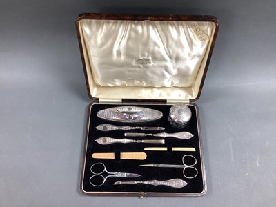 Lot 99 - A Britannia Standard Matched Hallmarked Silver...
