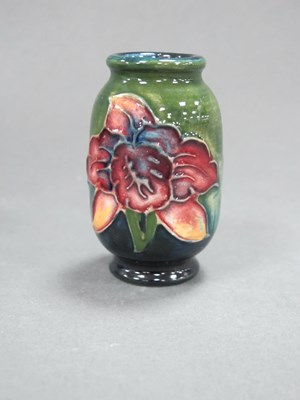 Lot 1060 - A Moorcroft Pottery Miniature Vase, of ovoid...