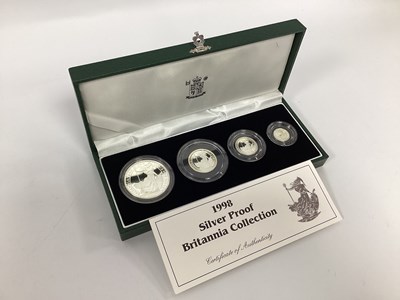 Lot 194A - 1998 Royal Mint Silver Proof Four Coin...