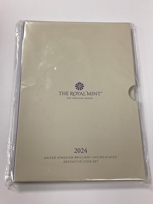 Lot 80A - 2024 Royal Mint UK Bunc Definitive Coin Set,...