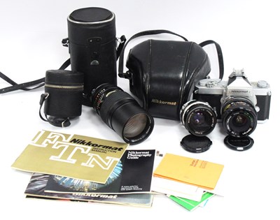Lot 1307 - Nikkormat FT 35mm SRL Film Camera #3966112...