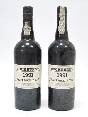 Lot 1400 - Port - Two Bottles of Cockburn's 1991 Vintage...